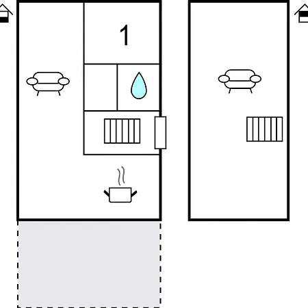 Ferienhaus 1 Bedroom Awesome In